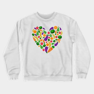 Vegan Heart Crewneck Sweatshirt